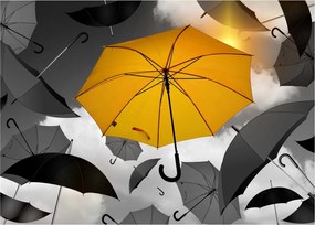 Tablou - Umbrelă galbenă (70x50 cm)