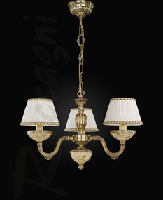 Candelabru din alama 3 brate design italian 6522