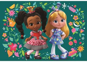 Alice în Cofetăria Minunilor Flowers Puzzle Clementoni Disney 2x60 buc.