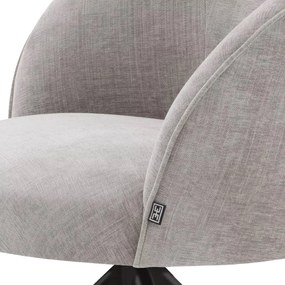 Scaun pivotant design elegant LUX Masters, Sisley grey