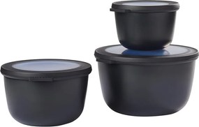 Caserole pentru alimente 3 buc. Nordic black – Mepal