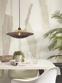 Lustra/Pendul eco din bambus Kalimantan 44cm nat/bl