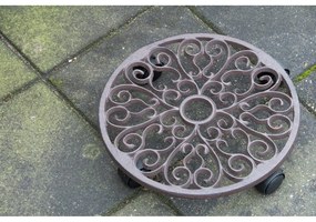 Bază mobilă pentru ghiveci din metal ø 34,5 cm Ornament – Esschert Design
