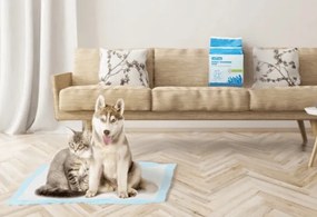 Covoraș absorbant pentru câini și pisici 60 x 90 cm - 20buc