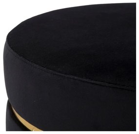 Scaun tapițat Mauro Ferretti Paris, negru