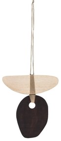 Decorațiune de perete din lemn 30,5x33 cm Yoki – Bloomingville