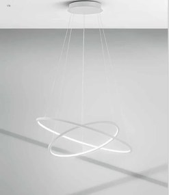Lustra LED circulara cu 2 inele 80/60cm ERIKA