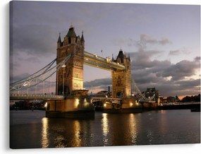 Tablou - Tower Bridge la noapte (70x50 cm)