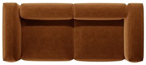 Canapea cărămizie 264 cm Bergamo – Cosmopolitan Design