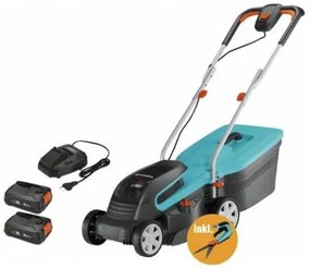 SET MASINA DE TUNS IARBA GARDENA ACCU 32/36V P4A + FOARFECA 14621