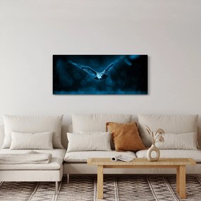 Tablou cu bufnița zburând (120x50 cm)