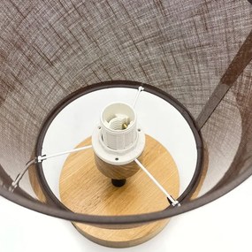 Lustr ANTONIO 1xE14/40W/230V, montaj pe tavan, maro