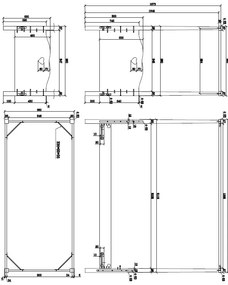 Set AMORI în alb este format dintr-un Pat copii cu baldachin (90 x 200 cm) și somieră asortată cu cadru fix, un set textil, o noptieră și un Dulap