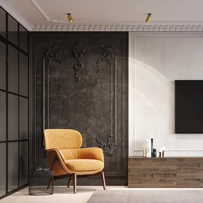 Spot incastrabil stil minimalist Calipso alama/ negru