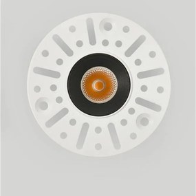 Mini Spot incastrabil LED 10W 3000K Trimless Duran negru
