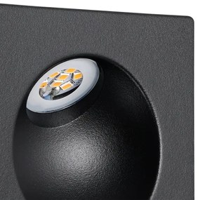 Corp de iluminat LED pentru scări Eglo 900251 ZARATE LED/2W/230V 3000K negru