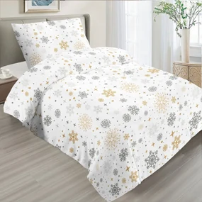 Lenjerie de pat din microfibră Magic white, 140 x200 cm, 70 x 90 cm, 140 x 200 cm, 70 x 90 cm