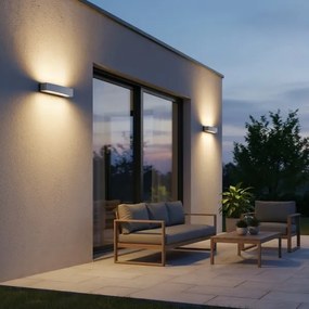 Aplică de exterior Ideal Lux ANDROMEDA 2xE27/60W/230V IP55 alb