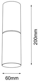 Plafonieră NEMURO 1xG9/10W/230V neagră Shilo 4409