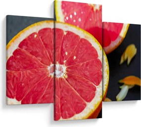 Tablou cu grapefruit tăiat (90x60 cm)
