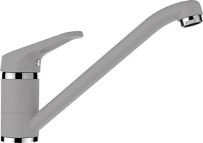 Baterie bucatarie Schock Cosmo Cristalite Croma, aspect granit, cartus ceramic, gri