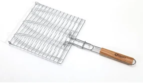 Tepro 8525 Grătar pentru 3 pești cu mâner din lemn