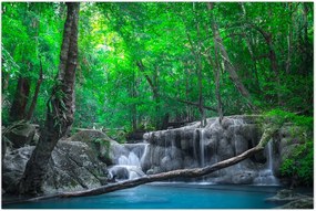 Tablou - Cascada Erawan, Kanchanaburi, Thailanda (90x60 cm)