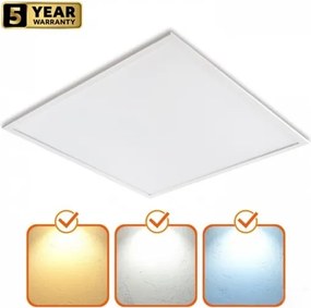 Panou LED încastrat CAPRI LED/25/30/40W/230V 3000/4000/5700K 62x62 cm alb