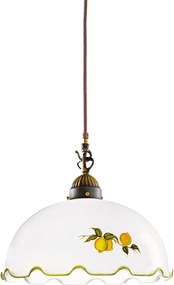Kolarz 731.30.117 - Pendul Nonna pe cablu 1xE27/75W/230V, Ø 30 cm, culoare lămâie