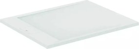 Cadita de dus dreptunghiulara Ideal Standard i.life Ultra Flat S alb pur 100x80 cm