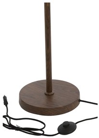 Lampadar maro închis cu abajur textil (înălțime 159 cm) Dania – Light &amp; Living