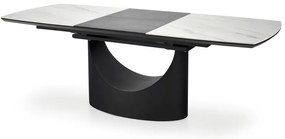 Masa de bucaterie Osman, marmura/negru