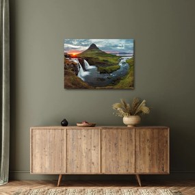 Tablou - Kirkjufell la apus (70x50 cm)