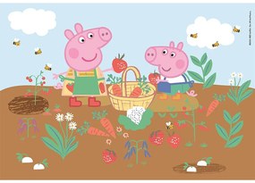 Purcelușa Peppa Gardening Puzzle Clementoni din 30 de piese