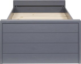 Pat gri 90x200 cm Dennis – WOOOD