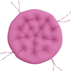 vidaXL Pernă rotundă, roz, Ø 100 x11 cm, țesătură Oxford