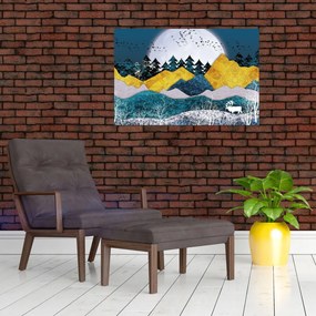 Tablou - Peisaj polar (90x60 cm)