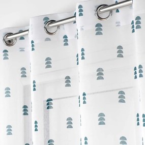 Perdea albă/albastră 140x240 cm Geokid – douceur d'intérieur