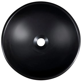 Chiuvetă neagră rotundă din ceramică ø 41 cm Priori – Sapho