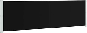 vidaXL Copertină laterală retractabilă de terasă, negru, 180x600 cm