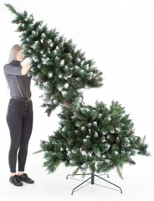 AmeliaHome Pom de Crăciun Pom de pin cu conuri depin Lemmy, 180 cm