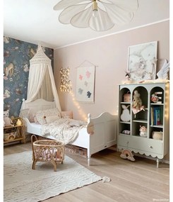 Covor alb lavabil/țesut manual din bumbac 120x160 cm Tribu Natural – Lorena Canals