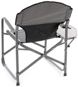 Scaun pliant de camping cu masă și suport - 2 bucăți