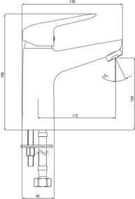 Robinet lavoar din seria Boro BMO020M