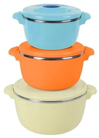 SET 3CASEROLE TERMICE 2+4+6L,BELLY BEIGE