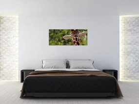 Tablou cu girafă din spate (120x50 cm)