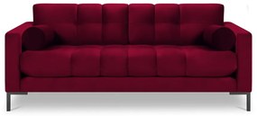 Canapea din catifea Cosmopolitan Design Bali, roșu