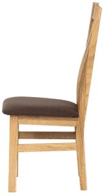 Scaun sufragerie Cardenal (stejar + maro). 1120379