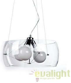 Lustra moderna design elegant 40cm Cosmo Clear