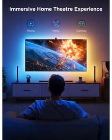 SET 2x Govee Backlight TV 55-65" SMART LED retroiluminare RGBICW Wi-Fi